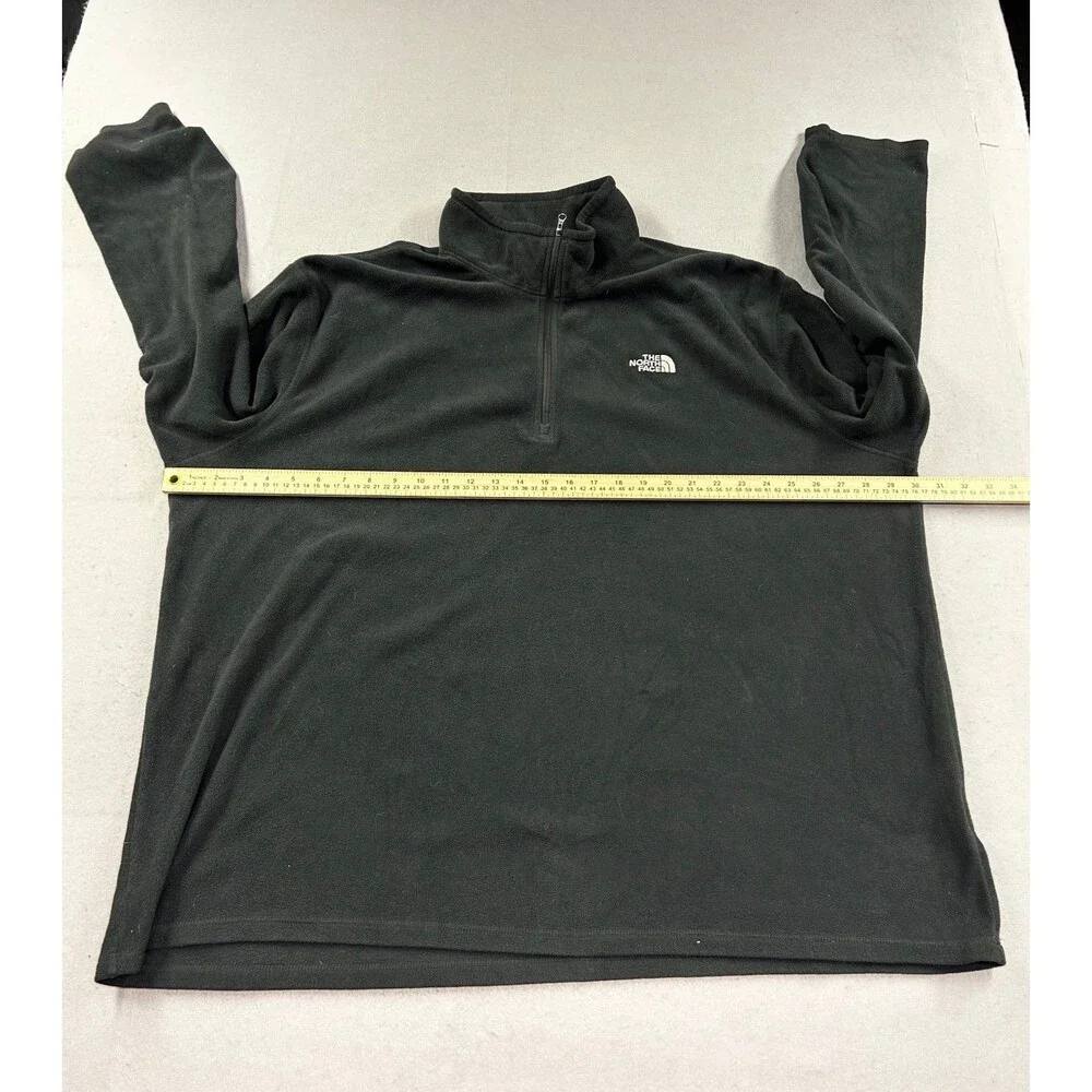 The Nortn Face Men’s 1/4 Zip Fleece Jacket Black 3XL